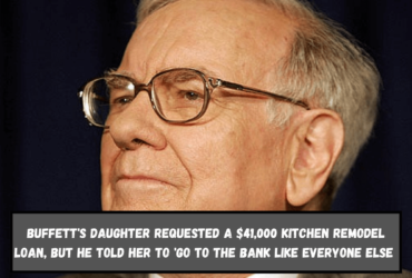 Buffett's Daughter Requested a $41,000 Kitchen Remodel Loan, But He Told Her to 'Go To The Bank Like Everyone Else