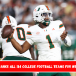 CFN ranks all 134 college football teams for Week 5