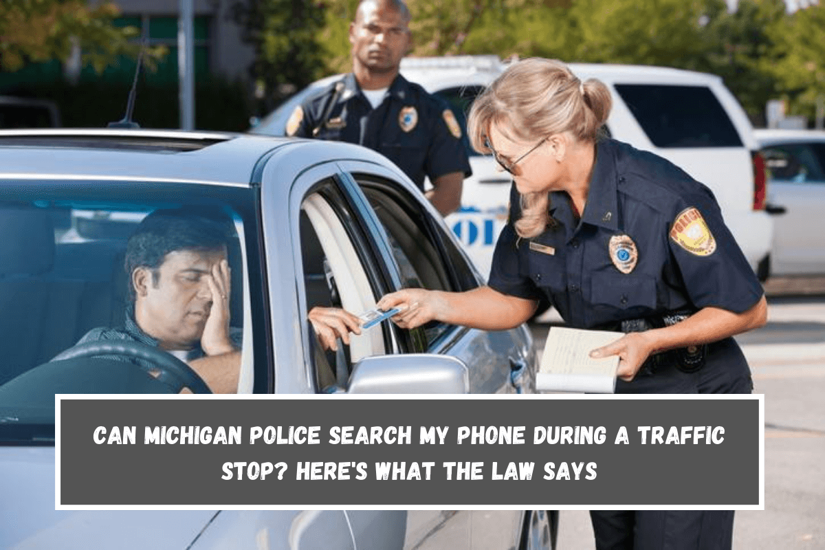 Can Michigan Police Search My Phone During a Traffic Stop Here's What the Law Says