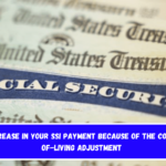 Increase in your SSI payment because of the cost-of-living adjustment