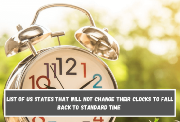 List of US states that will not change their clocks to fall back to standard time