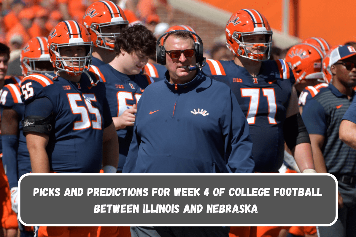 Picks and predictions for Week 4 of college football between Illinois and Nebraska