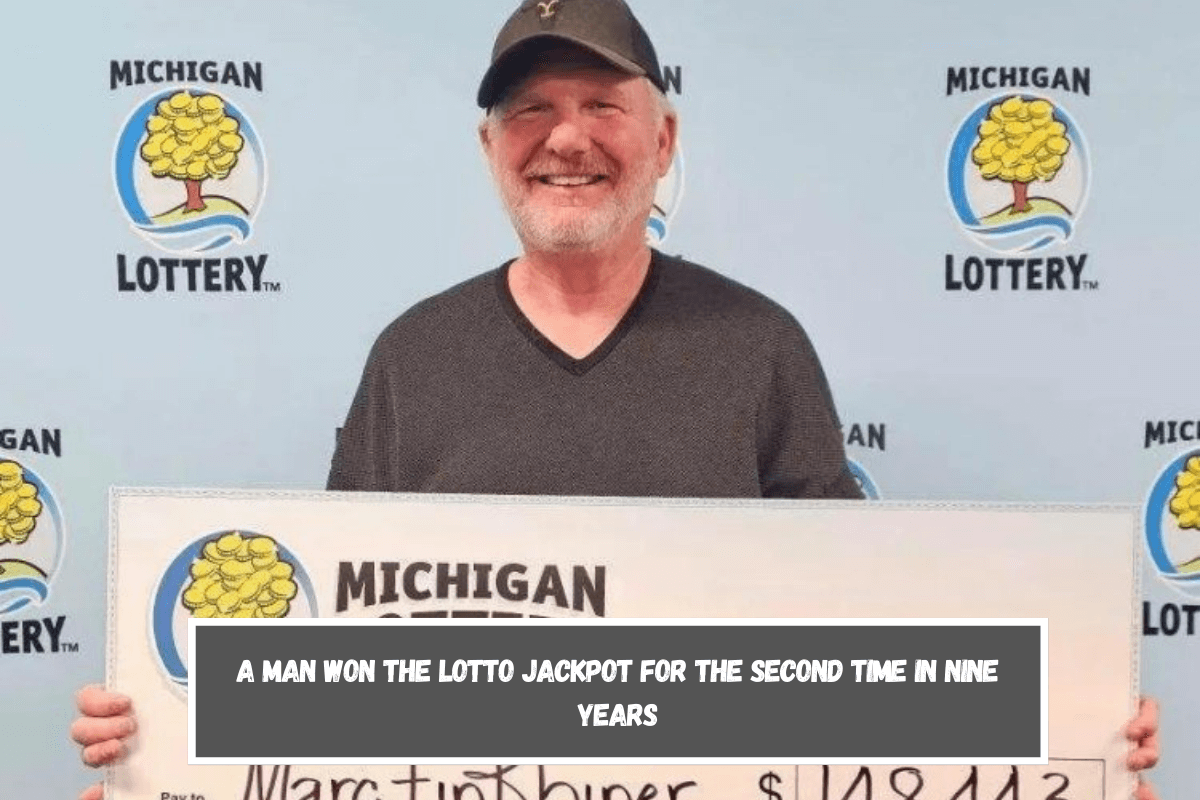 A man won the lotto jackpot for the second time in nine years