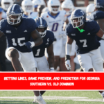 Betting lines, game preview, and prediction for Georgia Southern vs. Old Dominion