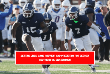 Betting lines, game preview, and prediction for Georgia Southern vs. Old Dominion