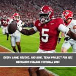 Every Game, Record, and Bowl Team Project for SEC Midseason College Football 2024