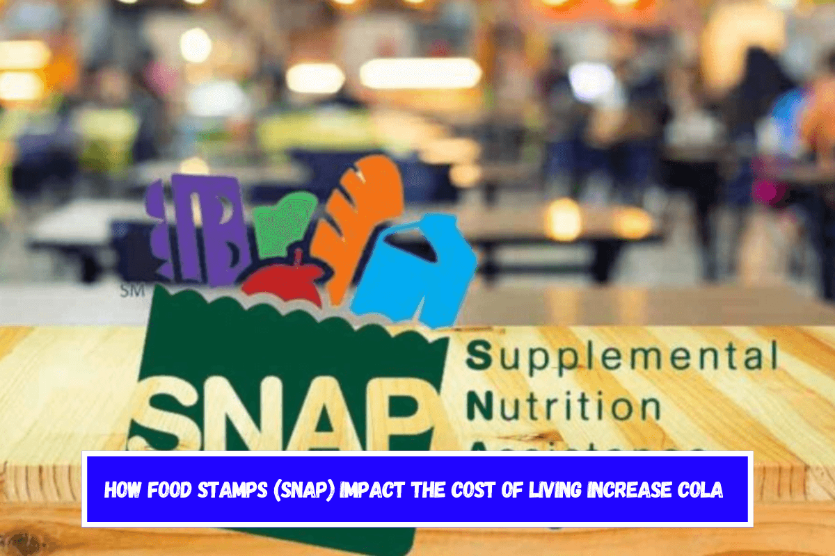 How Food Stamps (SNAP) impact the Cost of Living Increase COLA