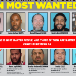 It has 10 most wanted people, and three of them are wanted for crimes in Western PA