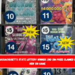 Massachusetts State Lottery winner 2nd $1M prize claimed in new $10 game