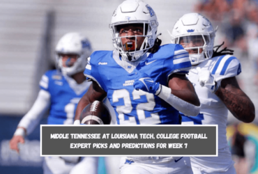 Middle Tennessee at Louisiana Tech, College Football Expert Picks and Predictions for Week 7