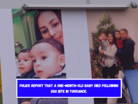 Police report that a one-month-old baby died following dog bite in Torrance.