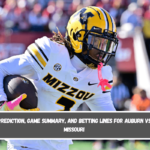 Prediction, game summary, and betting lines for Auburn vs. Missouri