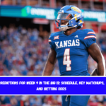 Predictions for Week 9 in the Big 12 Schedule, Key Matchups, and Betting Odds