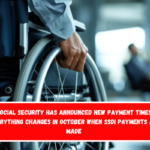 Social Security has announced new payment times. Everything changes in October when SSDI payments are made