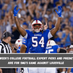 This week's college football expert picks and predictions are for SMU's game against Louisville