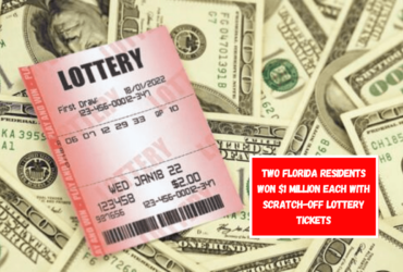 Two Florida residents won $1 million each with scratch-off lottery tickets