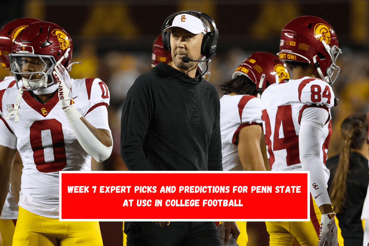 Week 7 Expert picks and predictions for Penn State at USC in college football