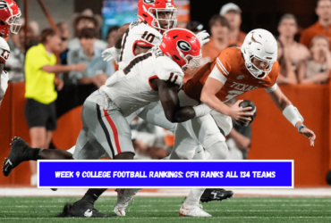 Week 9 College Football Rankings CFN ranks all 134 teams