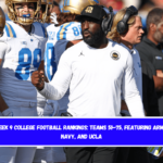 Week 9 College Football Rankings Teams 51–75, Featuring Army, Navy, and UCLA