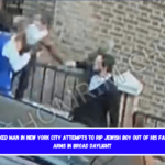 A masked man in New York City attempts to rip Jewish boy out of his father’s arms in broad daylight