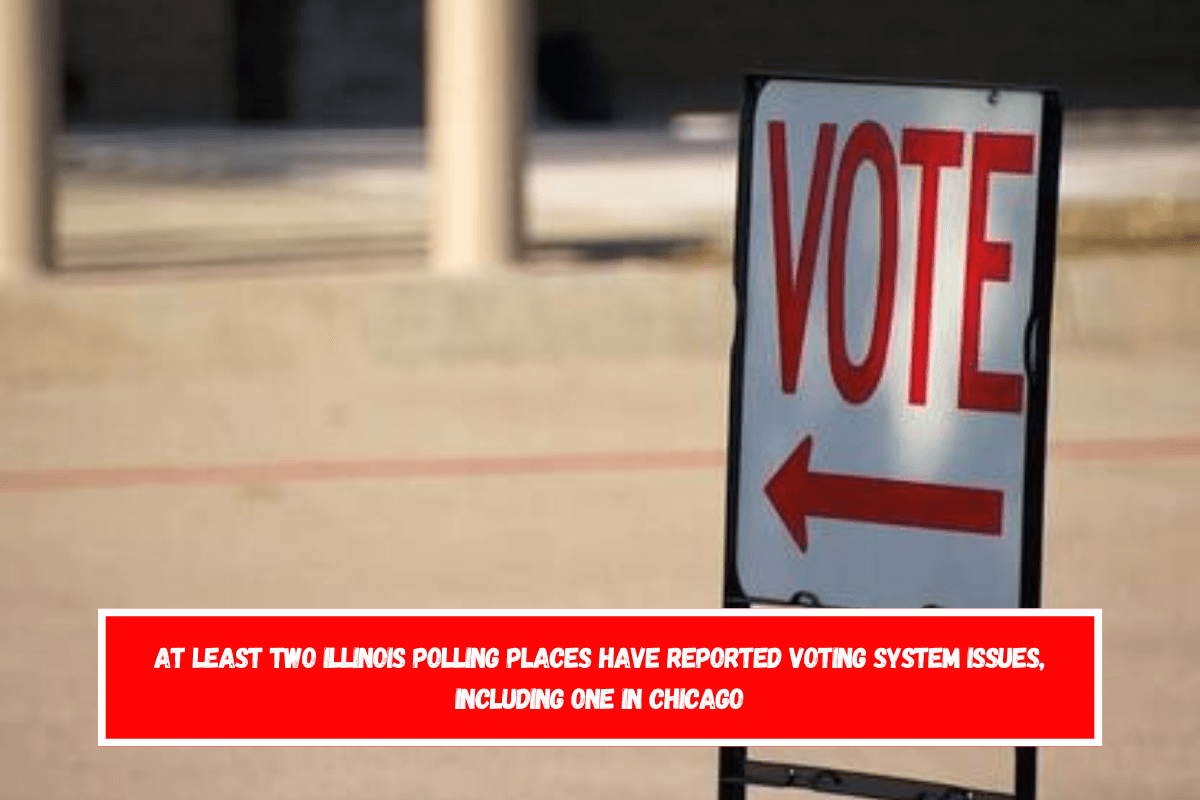 At least two Illinois polling places have reported voting system issues, including one in Chicago