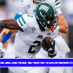 Betting lines, game preview, and prediction for Eastern Michigan vs Ohio