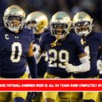 College Football Rankings Week 13 All 134 Teams Rank Completely by CFN