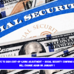 Goodbye to 2024 Cost-of-Living Adjustment – Social Security Confirms Checks Will Change Again on January 1