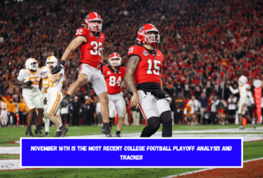 November 16th is the most recent College Football Playoff Analysis and Tracker