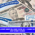 Social Security benefits will change starting Jan. 1 – 4 changes that will affect retirees’ paychecks