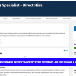 U.S. Government offers transportation specialist job for $190,000 a year