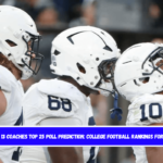 Week 13 Coaches Top 25 Poll Prediction College Football Rankings for 2024