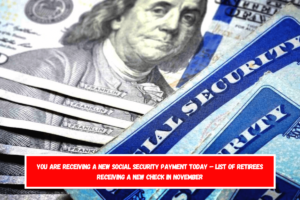 You are receiving a new Social Security payment today – List of retirees receiving a new check in November