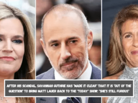 After his scandal, Savannah Guthrie has made it clear that it is out of the question to bring Matt Lauer back to the Today show She's Still Furious