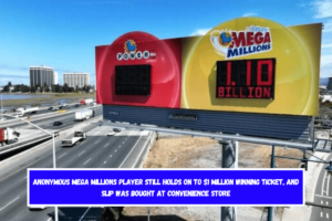 Anonymous Mega Millions player still holds on to $1 million winning ticket, and slip was bought at convenience store