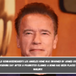 Arnold Schwarzenegger's Los Angeles home was Swarmed by armed cops on Thanksgiving Day after a prankster claimed a bomb had been placed in his mailbox