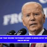 Biden said Trump wrecking the'strongest economy in modern history' would be a'major mistake'