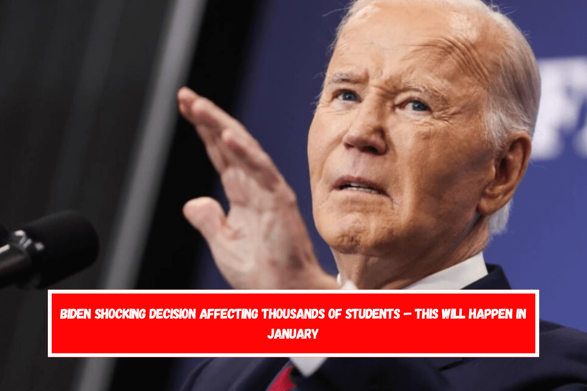 Biden shocking decision affecting thousands of students – This will happen in January