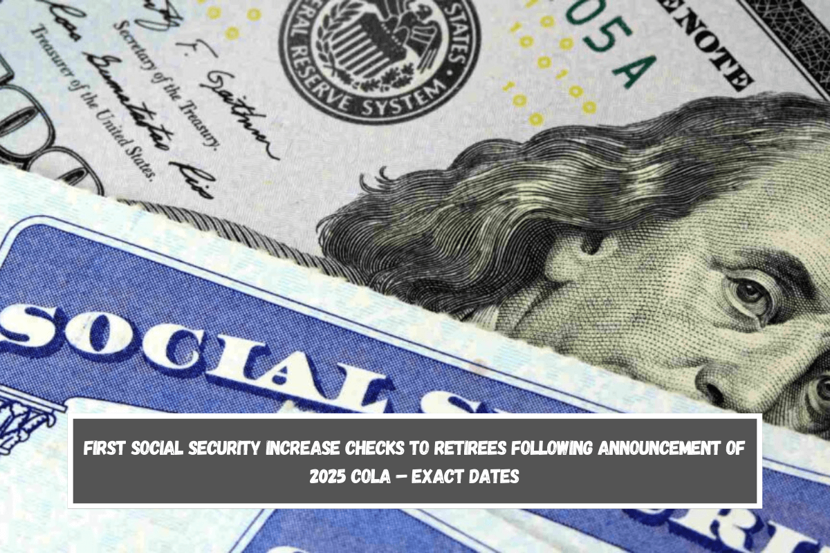 First Social Security increase checks to retirees following