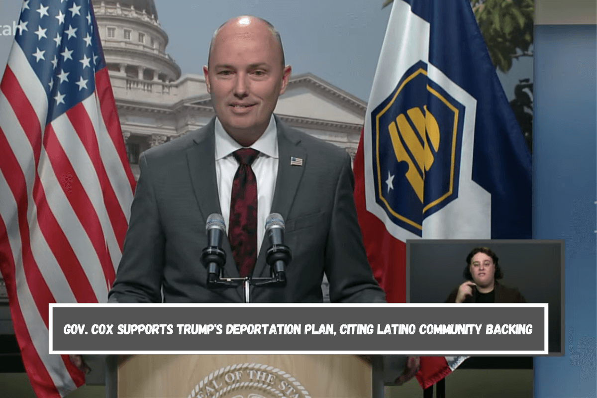 Gov. Cox supports Trump's deportation plan, citing Latino community backing