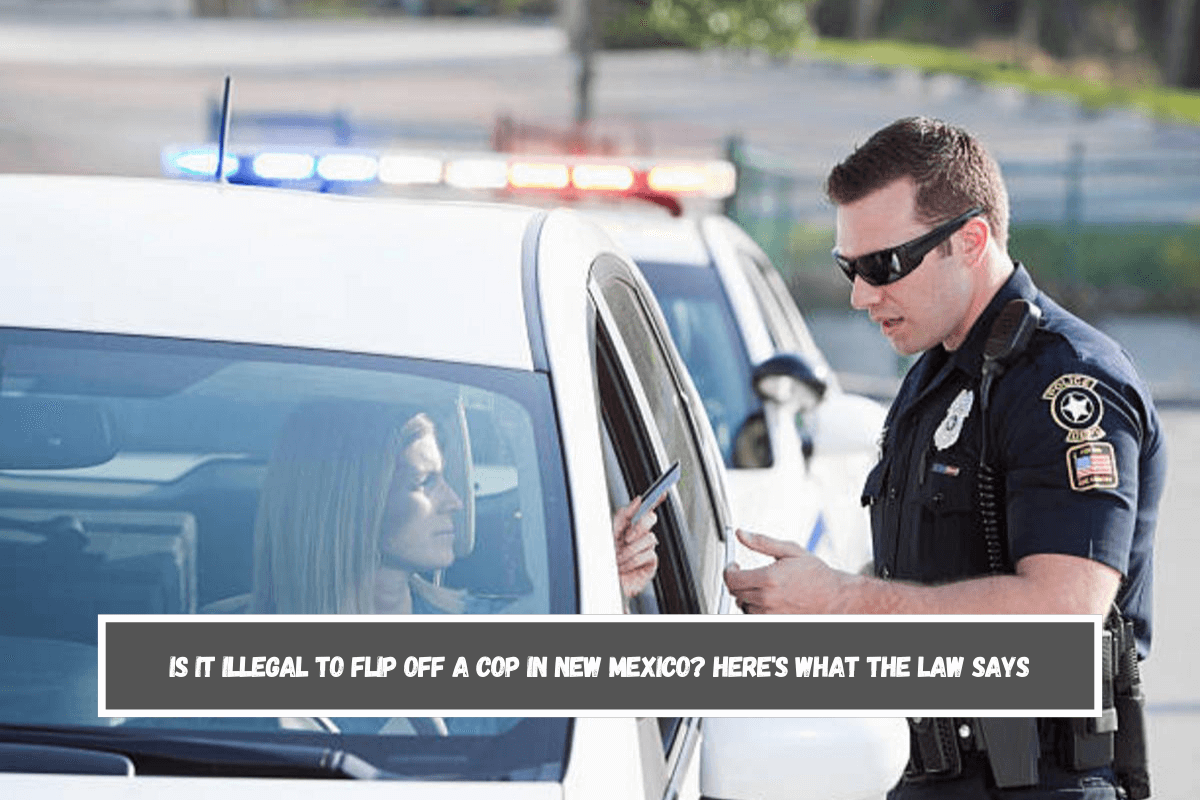 Is It Illegal to Flip Off a Cop in New Mexico Here's What the Law Says