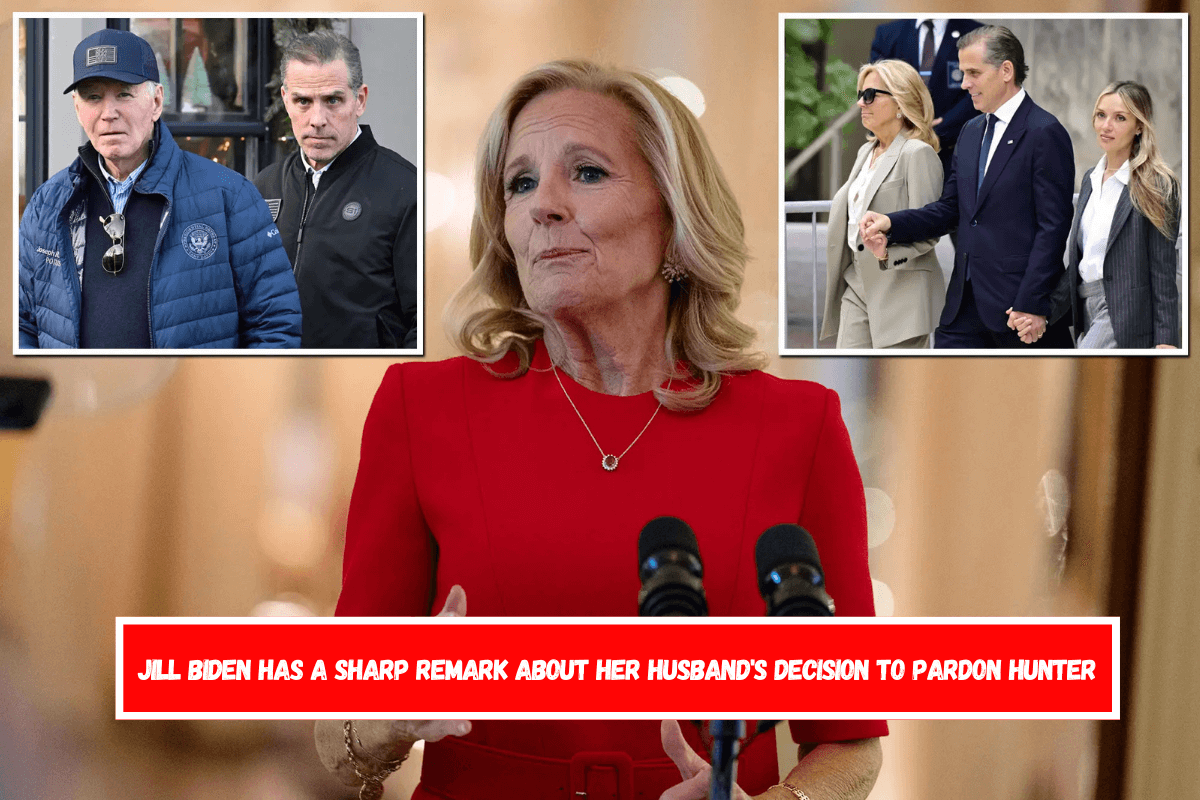 Jill Biden Has A Sharp Remark About Her Husband's Decision To Pardon Hunter