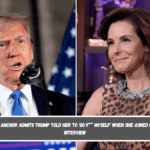 MSNBC anchor admits Trump told her to 'go f myself' when she asked for an interview