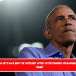 Obama gets back into the spotlight after voters ignored his warnings about Trump