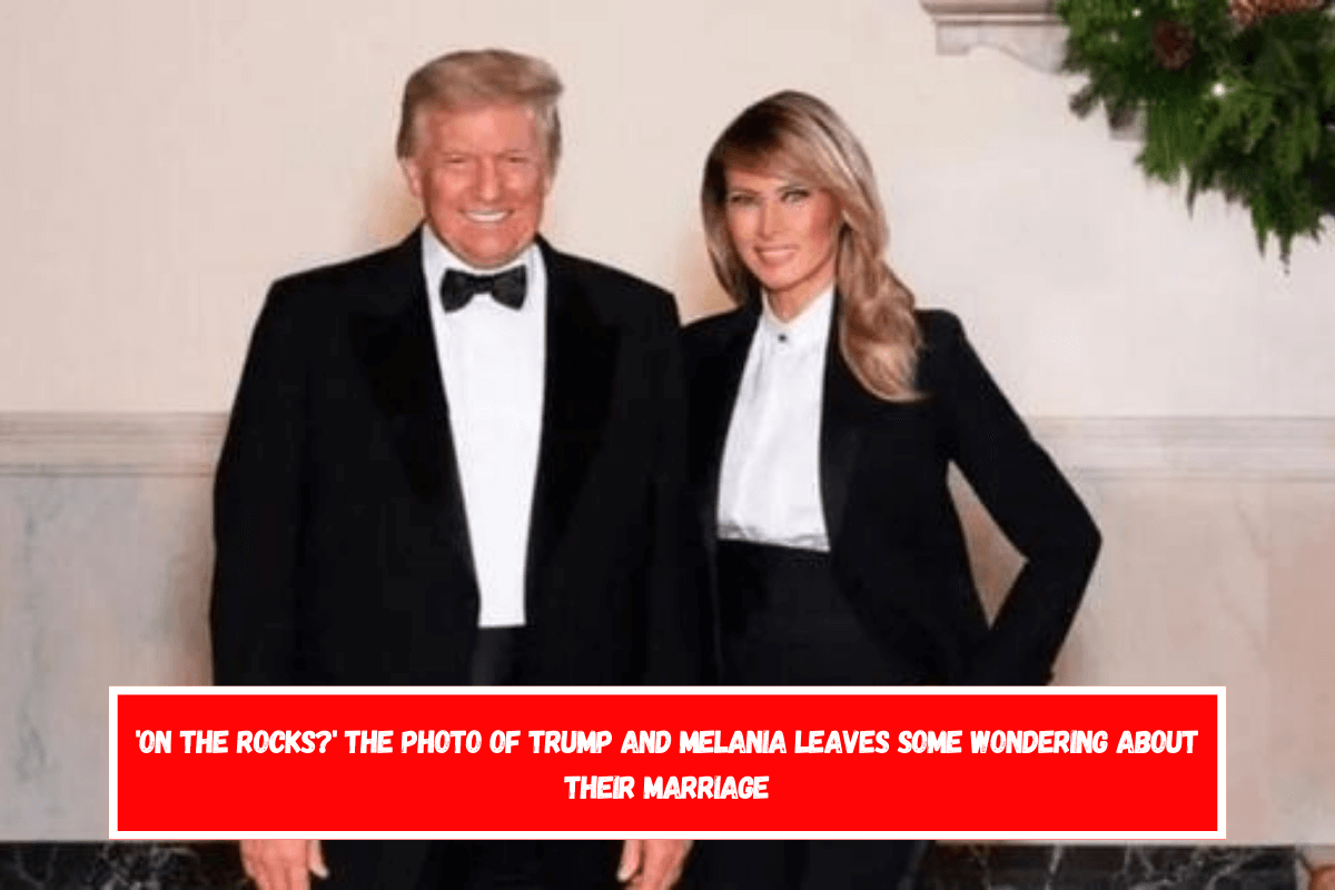 'On the rocks' The photo of Trump and Melania leaves some wondering about their marriage