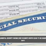 Supplemental Security Income (SSI) payments worth $1,550 to be issued in 21 days