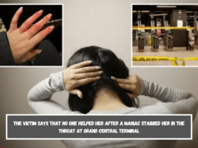 The victim says that no one helped her after a maniac stabbed her in the throat at Grand Central Terminal