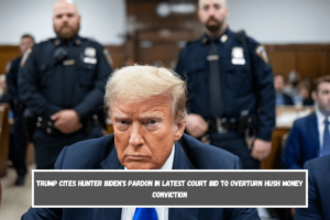 Trump cites Hunter Biden's pardon in latest court bid to overturn hush money conviction