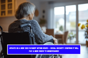 Update on a new SSDI payment within hours – Social Security confirms it will pay a new check to beneficiaries