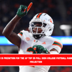 Week 15 Prediction for the AP Top 25 Poll 2024 College Football Rankings Projection